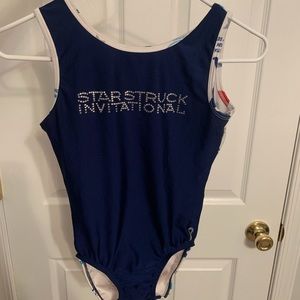 Star Struck Gymnastics Leotard Plum
